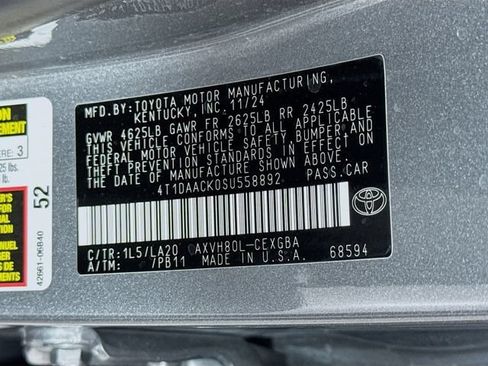 Certified 2025 Toyota Camry XLE w/ Premium Plus Package FWD image 34