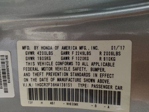 Used 2017 Honda Accord LX image 33