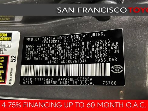 Certified 2024 Toyota Camry SE image 38