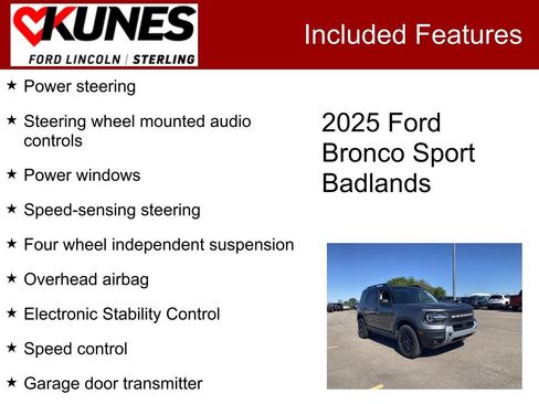 Used 2025 Ford Bronco Sport Badlands AWD/4WD image 3