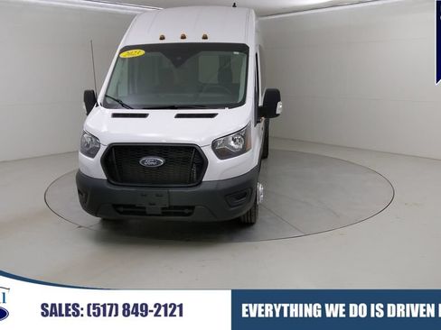 Certified 2023 Ford Transit 350 148 High Roof Extended DRW RWD image 1