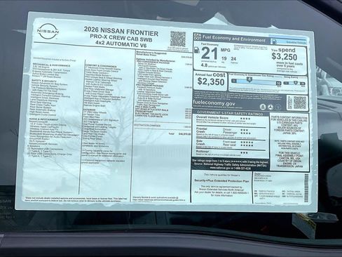 New 2026 Nissan Frontier Pro-X image 19