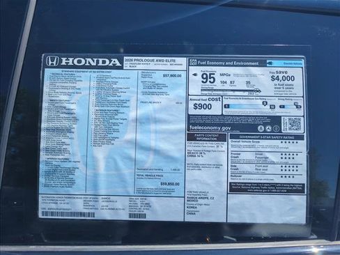 New 2026 Honda Prologue Elite image 21