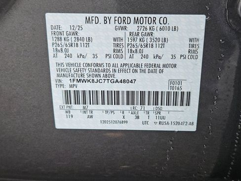 New 2026 Ford Explorer Tremor w/ Tremor Ultimate Package image 16