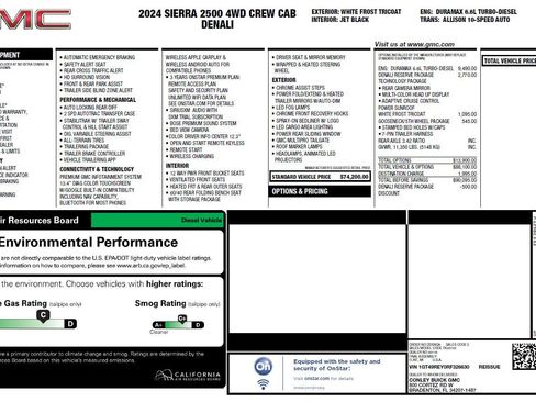 Used 2024 GMC Sierra 2500 Denali w/ Denali Reserve Package AWD/4WD image 3