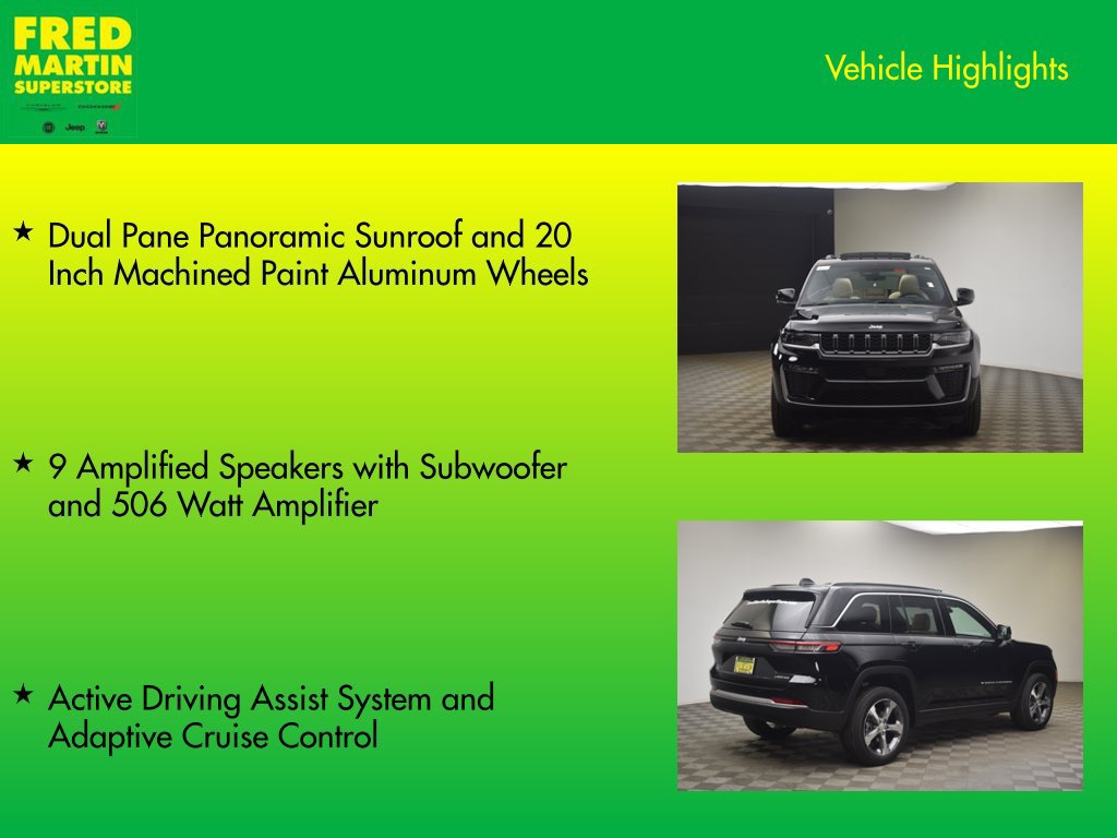New 2026 Jeep Grand Cherokee Limited w/ Luxury Tech Group II AWD/4WD image 15