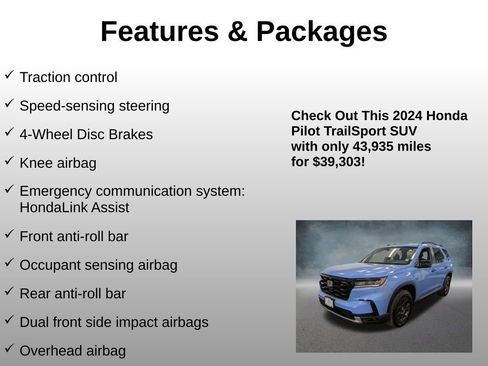 Certified 2024 Honda Pilot TrailSport image 12