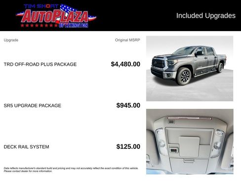 Used 2020 Toyota Tundra SR5 w/ TRD Off-Road Plus Package image 23