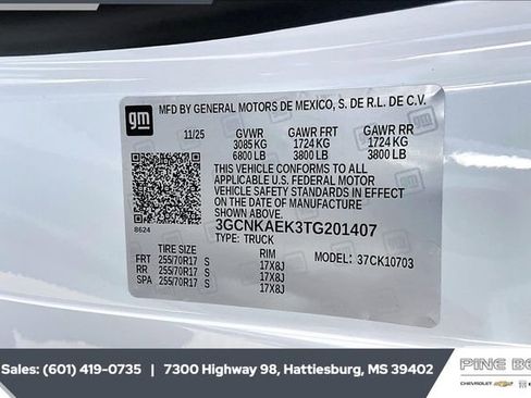 New 2026 Chevrolet Silverado 1500 W/T w/ WT Value Package image 7