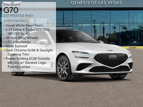 New 2026 Genesis G70 2.5T Prestige RWD image 3