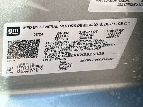 Used 2024 Chevrolet Silverado 1500 Custom Trail Boss image 30