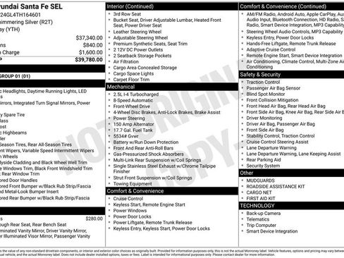 New 2026 Hyundai Santa Fe SEL image 29