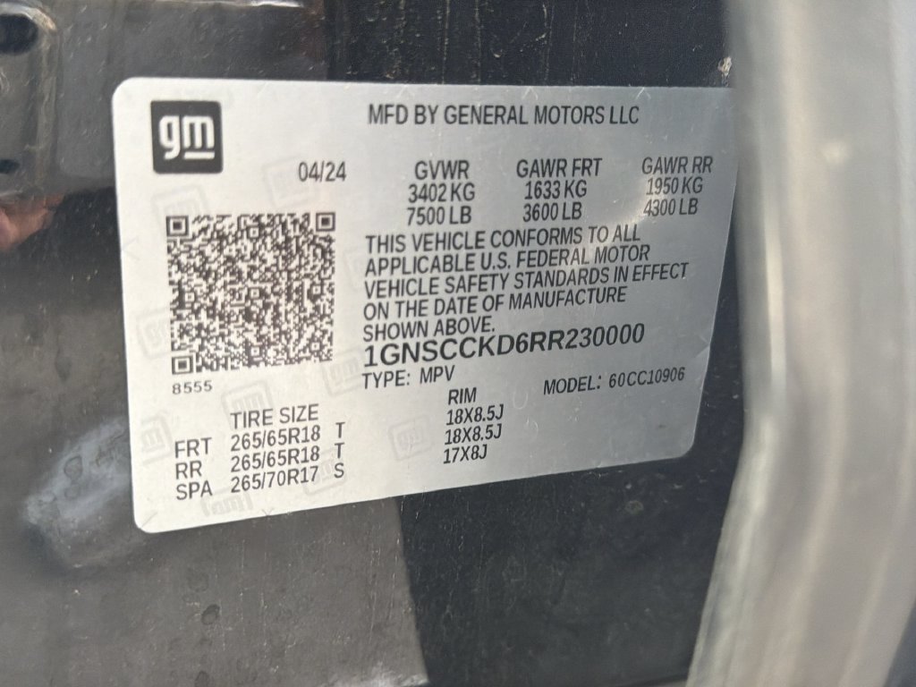 Used 2024 Chevrolet Suburban LT RWD image 6