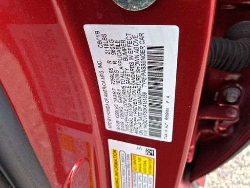 Certified 2019 Honda Accord EX-L image 27