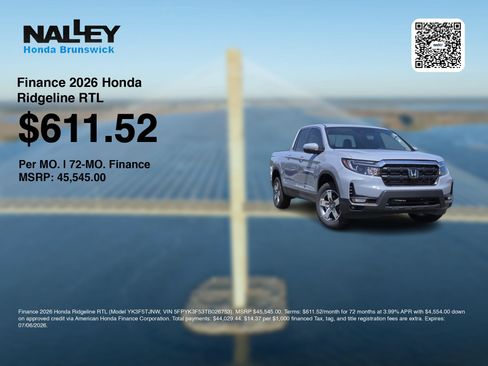 New 2026 Honda Ridgeline RTL image 7
