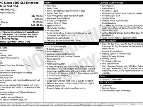 Certified 2021 GMC Sierra 1500 SLE AWD/4WD image 4