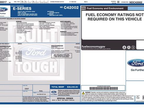 Used 2022 Ford E-350 and Econoline 350 Super Duty RWD image 7