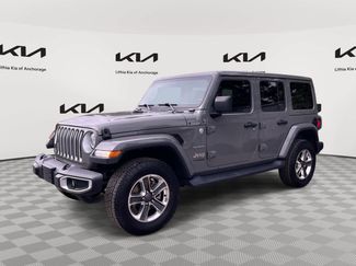 Used 2020 Jeep Wrangler Unlimited Sahara w/ Uconnect 4C Nav & Sound Group AWD/4WD video 1