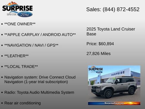 Used 2025 Toyota Land Cruiser AWD/4WD image 6