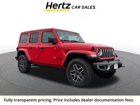 Used 2025 Jeep Wrangler Unlimited Sahara AWD/4WD image 1