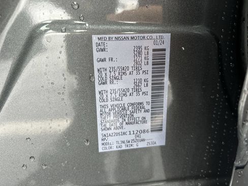 Used 2024 Nissan Murano Platinum w/ Cargo Package AWD/4WD image 42