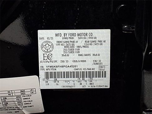 Used 2023 Ford Explorer Limited w/ Limited Technology Package image 36