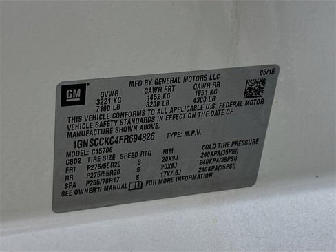 Used 2015 Chevrolet Tahoe LTZ image 27