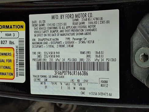 Used 2020 Ford Fusion SE AWD/4WD image 23