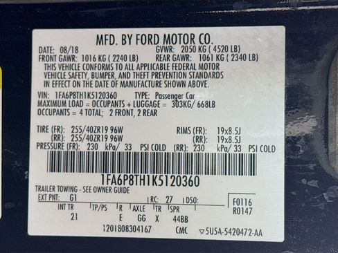 Used 2019 Ford Mustang Coupe w/ Equipment Group 101A RWD image 38
