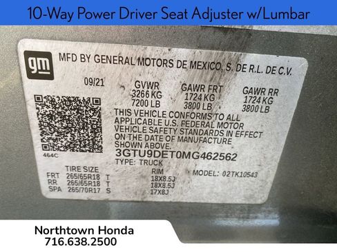 Used 2021 GMC Sierra 1500 SLT w/ X31 Off-Road Package image 18