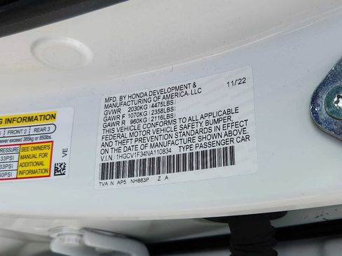 Certified 2022 Honda Accord Sport image 26