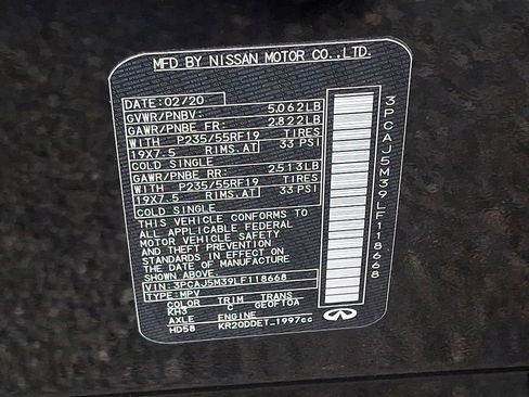 Used 2020 INFINITI QX50 Luxe w/ Navigation Package image 29