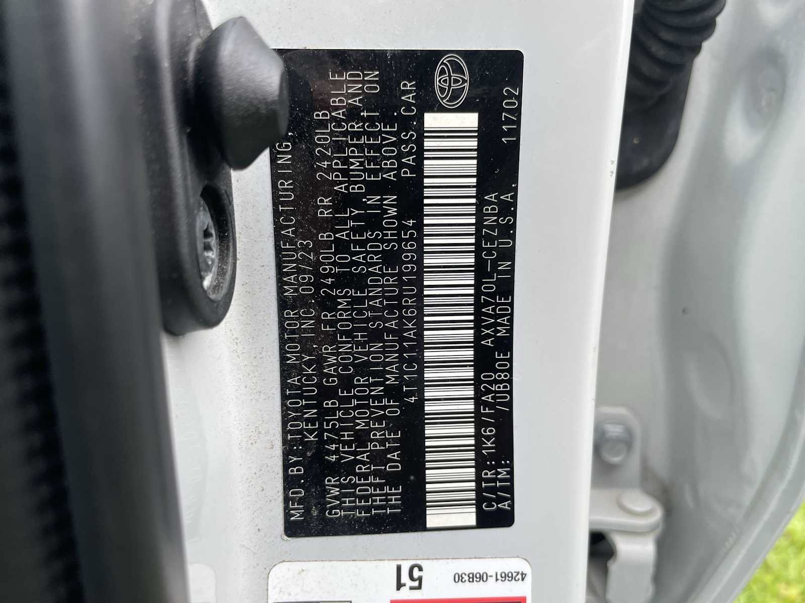 Used 2024 Toyota Camry LE FWD image 25
