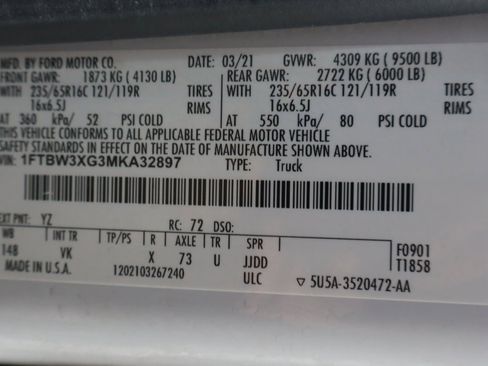 Used 2021 Ford Transit 350 148 High Roof Extended image 48