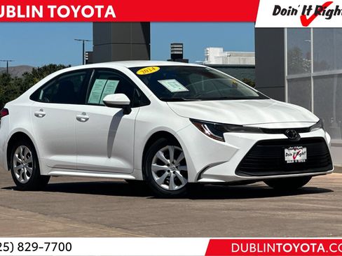 Certified 2024 Toyota Corolla LE FWD image 1