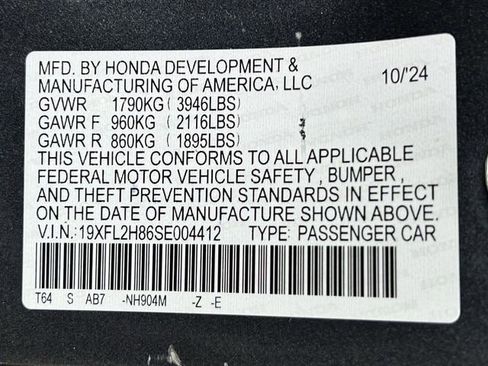 Used 2025 Honda Civic Sport image 13