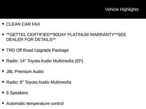 Used 2024 Toyota Tacoma TRD Off-Road w/ TRD Off Road Upgrade Package AWD/4WD image 5
