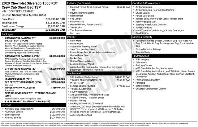 Certified 2020 Chevrolet Silverado 1500 RST AWD/4WD image 2
