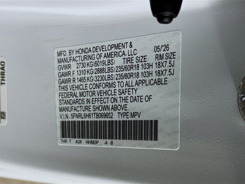 New 2026 Honda Odyssey EX-L image 40