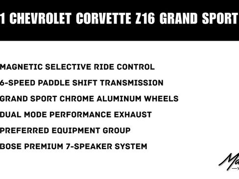 Used 2011 Chevrolet Corvette Grand Sport w/ Preferred Equipment Group RWD image 2
