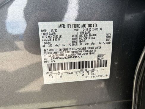 Used 2022 Ford Edge SEL w/ Convenience Package AWD/4WD image 26