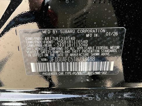 New 2026 Subaru Impreza 2.0i Sport image 19