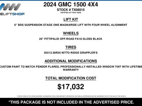 Used 2024 GMC Sierra 1500 AT4 w/ Technology Package image 2