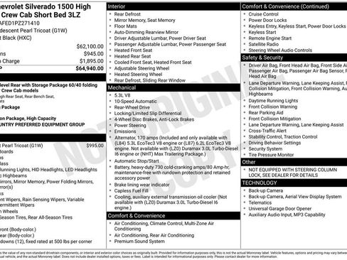 Used 2023 Chevrolet Silverado 1500 High Country RWD image 6