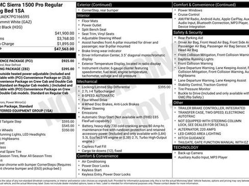 Certified 2023 GMC Sierra 1500 Pro w/ Convenience Package AWD/4WD image 7