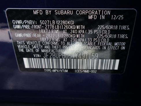 New 2026 Subaru Outback Premium image 42