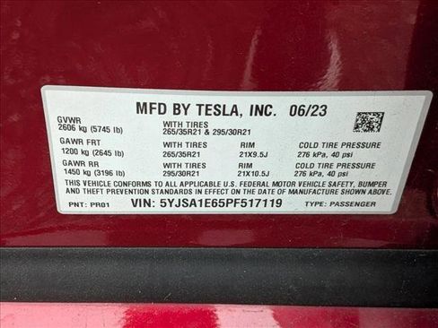 Used 2023 Tesla Model S Plaid AWD/4WD image 15