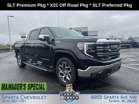 Used 2023 GMC Sierra 1500 SLT w/ SLT Premium Package AWD/4WD image 1