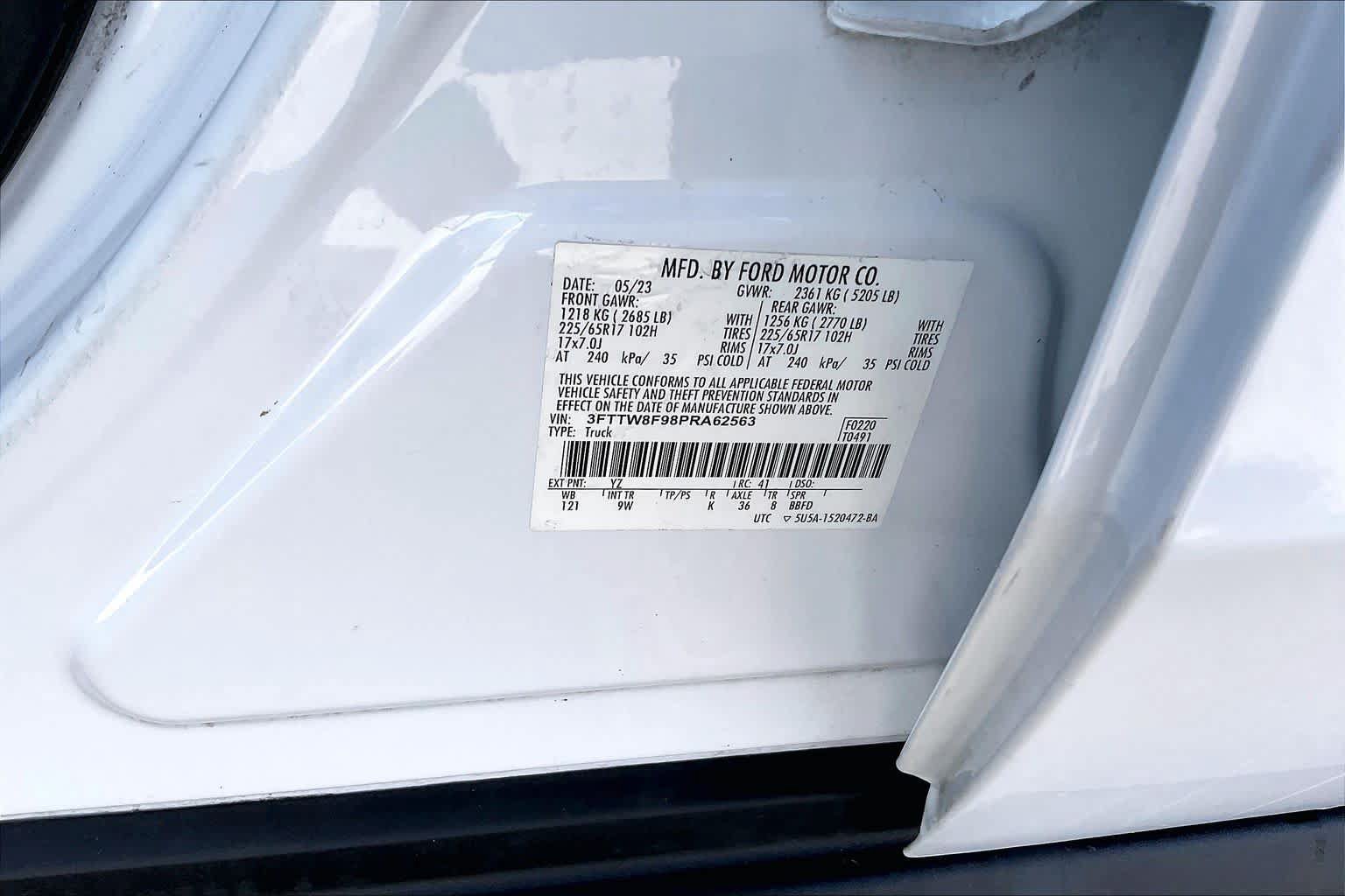 Used 2023 Ford Maverick XL w/ Equipment Group 100A Standard AWD/4WD image 34
