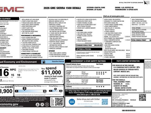 New 2026 GMC Sierra 1500 Denali AWD/4WD image 4